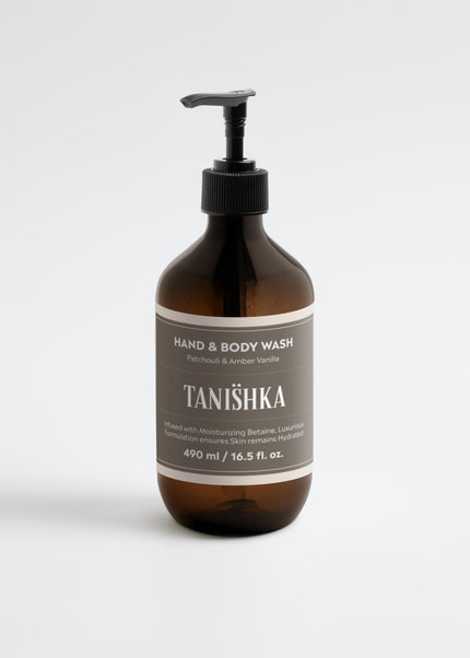 Hand & Body Wash, Patchouli & Amber Vanilla