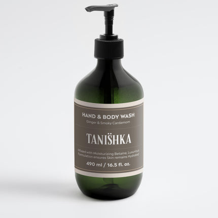 Hand & Body Wash, Ginger & Smoky Cardamom