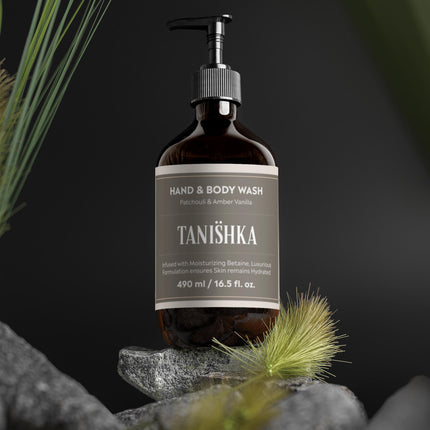 Hand & Body Wash, Patchouli & Amber Vanilla